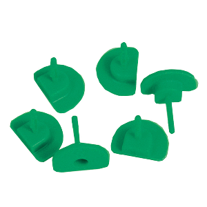 LELAND MAXIMUM INFLATION REPLACEMENT GREEN PINS *6-PACK