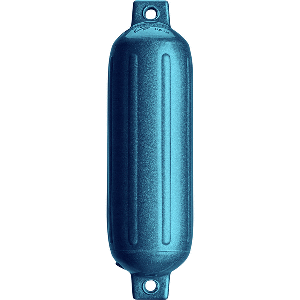 POLYFORM G-3 TWIN EYE FENDER 5.5" X 19", METALLIC BLUE