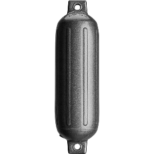 POLYFORM G-3 TWIN EYE FENDER 5.5" X 19", METALLIC GRAPHITE