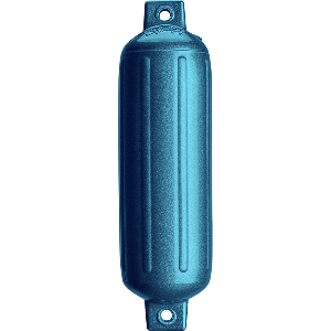 POLYFORM G-4 TWIN EYE FENDER 6.5" X 22", METALLIC BLUE