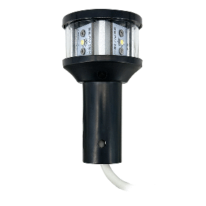 SEAVIEW 12V C5 CERTIFIED ROUND 3NM LED COMBO MASTHEAD ALL-ROUND LIGHT, BLACK