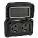 SCANSTRUT VENTURA SERIES DUAL AC OUTLET, 125V, 20A
