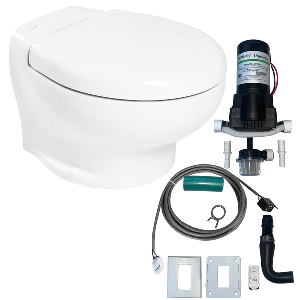 THETFORD NANO ECO COMPACT TOILET RAW WATER KIT W/INLET PUMP, 12V