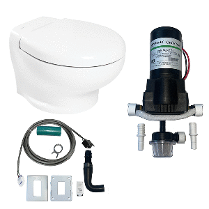 THETFORD NANO ECO COMPACT TOILET RAW WATER KIT W/INLET PUMP, 24V