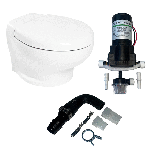 THETFORD NANO ECO COMPACT TOILET RAW WATER KIT W/INLET PUMP, 24V