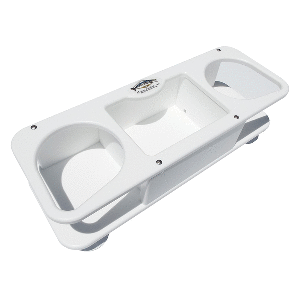 DEEP BLUE MARINE MB-2 DOUBLE CUP HOLDER W/SUCTION CUPS