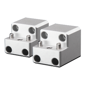 PTM WATERSPORTS BOARD RACK MOUNT, 4 BOLT, SILVER, PAIR