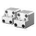 PTM WATERSPORTS BOARD RACK MOUNT, 4 BOLT, SILVER, PAIR