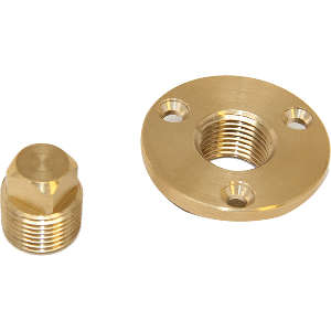 SEA DOG GARBOARD DRAIN & PLUG, MACHINED BRONZE