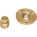 SEA DOG GARBOARD DRAIN & PLUG, MACHINED BRONZE