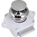 SEA DOG PUSH BUTTON RIM LATCH, CHROME PLATED BRASS