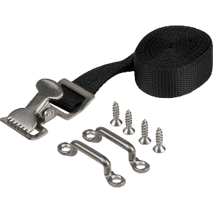 SEA DOG GAS TANK STRAP, NYLON WEBBING/304 SS, 72"