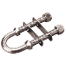 SEA DOG BOW EYE, MACHINED 304 SS, 7/16
