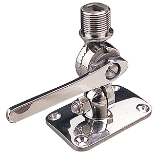 SEA DOG ADJUSTABLE ANTENNA BASE, DECK MOUNT, INVESTMENT CAST 316 STAINLESS STEEL