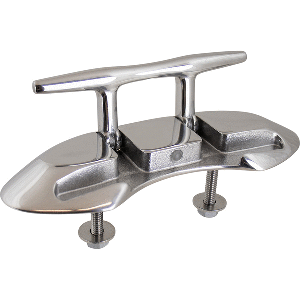 SEA DOG FOLDING STUD MOUNT CLEAT, 4-1/2", INVESTMENT CAST 316 STAINLESS STEEL