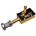 SEA DOG 3 POSITION 1 CIRCUIT PUSH-PULL SWITCH, STAMPED BRASS