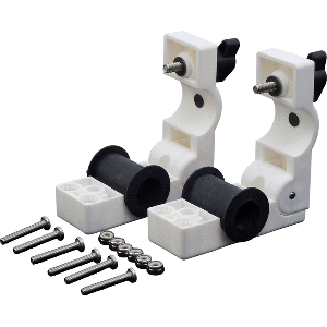 SEA DOG REMOVABLE ROUND RAIL MOUNT CLAMPS, INJECTION MOLDED NYLON/EDPM/STAINLESS STEEL