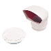 SEA DOG LOW PROFILE COWL VENT/SNAP-ON DECK PLATE, DIP MOLDED PVC