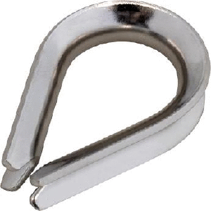 SEA DOG HEAVY-DUTY THIMBLE, STAMPED 304 STAINLESS STEEL