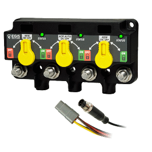 EGIS TRIPLE XD, NMEA 2000, RELAY/ACR/RELAY W/KNOBS, 12 POSITION DT