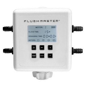 FLUSHMASTER OUTBOARD FLUSHING SYSTEM, 4 OUTLET W/FOUR 9' HOSE KITS