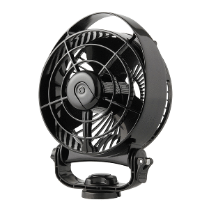 CAFRAMO BORA II 12, 24V, 3-SPEED, 6" MARINE FAN, BLACK