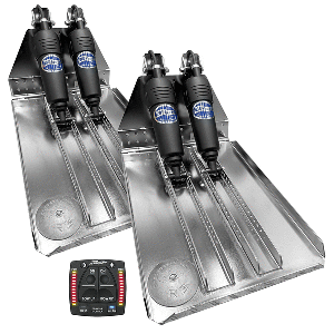 BENNETT MARINE BOLT 14X23 DUAL ELECTRIC TRIM TAB SYSTEM W/ONE BOX INDICATION UNIT