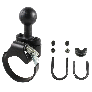 RAM MOUNT RAM ATV/UTV BALL BASE F/RAILS UP TO 3.15", ZINC