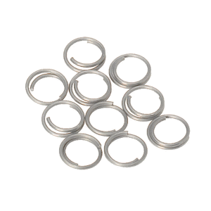 BARTON STAINLESS STEEL SPLIT RINGS, 10MM, 10-PACK