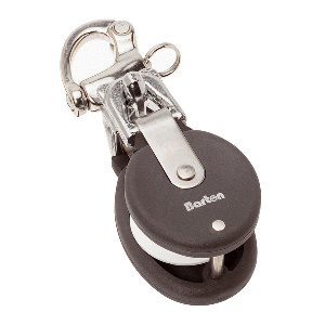 BARTON LARGE SNATCH BLOCK F/YACHTS UP TO 40' (12.2M), SS SNAP