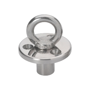 BARTON DECK PLATE W/FIXING & EYE W/BLANKING PLUG, M8 EYE