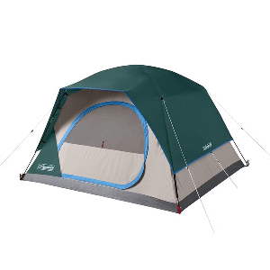 COLEMAN 4-PERSON SKYDOME CAMPING TENT, EVERGREEN