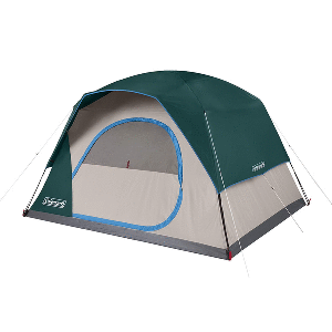 COLEMAN 6-PERSON SKYDOME CAMPING TENT, EVERGREEN