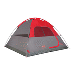 COLEMAN 6-PERSON FLATWOODS II LIGHTWEIGHT DOME CAMPING TENT, RED