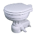 RARITAN SEA ERA MARINE SIZE PRESSURIZED FRESHWATER TOILET W/MULTIFUNCTION PANEL, WHITE, 12V