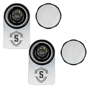 SECURE OUTDOORS ELITE LOCK, DUAL, UNIVERSAL, SILVER