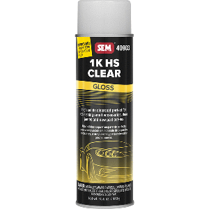 SEM 1K HS CLEAR, 20OZ AEROSOL CAN, GLOSS FINISH