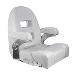 SPRINGFIELD CENTER CONSOLE HELM FLIP-UP, WHITE/WHITE