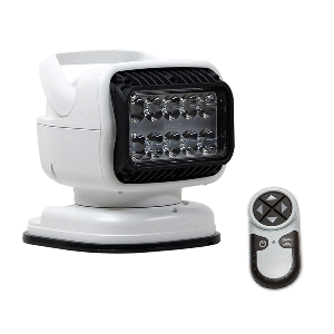 GOLIGHT GT SERIES LED HYBRID PORTABLE LIGHT W/MAGNETIC SHOE MOUNT HANDHELD WIRELESS REMOTE, 12V, WHITE