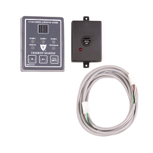 TRIDENT MARINE 12/24V FULL DETECTION PANEL W/GAS DETECTOR & 10' QUICK CABLE, SOLENOID NOT INCLUDED