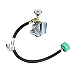 TRIDENT MARINE SINGLE STAGE REGULATOR W/300 PSI GAUGE & 20
