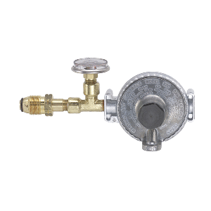 TRIDENT MARINE SINGLE STAGE REGULATOR W/300 PSI GAUGE W/TANK MOUNT