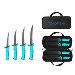 TOADFISH FIXED FILET KNIFE SET, 4 KNIVES, 5