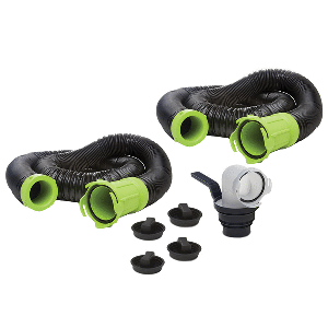 THETFORD TITAN PREMIUM 20' SEWER HOSE KIT W/UNIVERSAL BAYONET CONNECTION & 5-IN-1 SEWER ADAPTER W/HANDLE