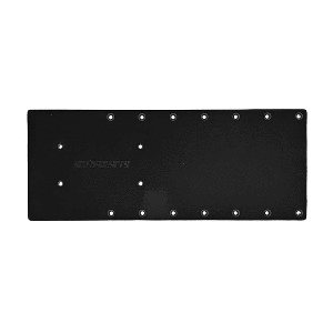 SEA BRACKETS 18" STRAIGHT TROLLING MOTOR PLATE F/GARMIN KRAKEN, BLACK