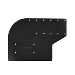 SEA BRACKETS SMALL OFFSET TROLLING MOTOR PLATE F/GARMIN KRAKEN, BLACK