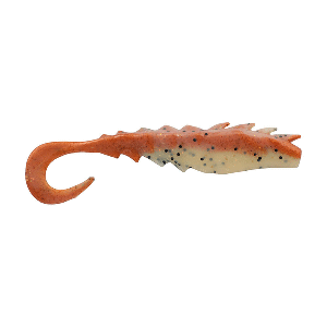 BERKLEY GULP! SALTWATER NEMESIS PRAWN CURL TAIL, 4", NEW PENNY