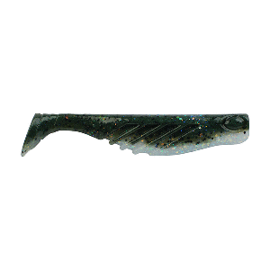 BERKLEY GULP! SALTWATER RIPPLE MULLET, 4", SILVER MULLET GSRM4-SMUL