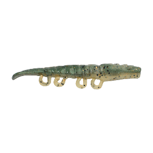 BERKLEY GULP! SALTWATER TURBO SHRIMP, 3", PEPPERED PRAWN