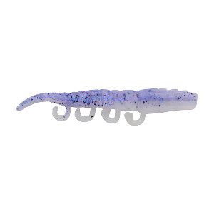 BERKLEY GULP! SALTWATER TURBO SHRIMP, 4", VIOLET HAZE FLECK
